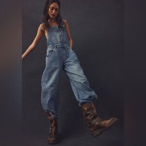 Good luck denim overalls